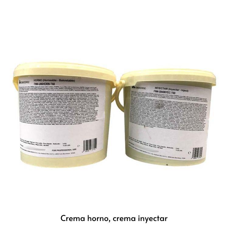 Crema horno, crema inyectar