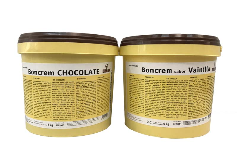 Boncrem chocolate, boncrem vainilla